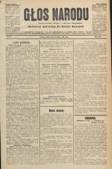 Głos Narodu : dziennik polityczny, założony w r. 1893 przez Józefa Rogosza (wydanie poranne). 1906, nr 82