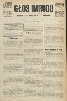 Głos Narodu : dziennik polityczny, założony w r. 1893 przez Józefa Rogosza (wydanie wieczorne). 1906, nr 89