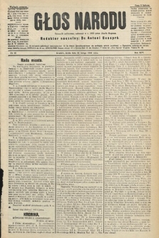 Głos Narodu : dziennik polityczny, założony w r. 1893 przez Józefa Rogosza (wydanie poranne). 1906, nr 90