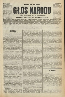 Głos Narodu : dziennik polityczny, założony w r. 1893 przez Józefa Rogosza (wydanie poranne). 1906, nr 100