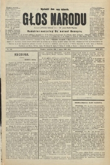 Głos Narodu : dziennik polityczny, założony w r. 1893 przez Józefa Rogosza (wydanie poranne). 1906, nr 105
