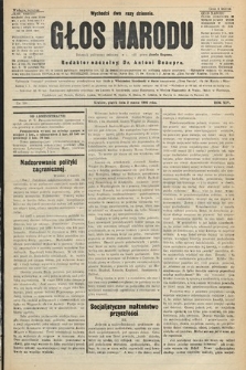 Głos Narodu : dziennik polityczny, założony w r. 1893 przez Józefa Rogosza (wydanie poranne). 1906, nr 108