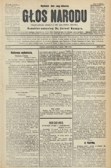 Głos Narodu : dziennik polityczny, założony w r. 1893 przez Józefa Rogosza (wydanie poranne). 1906, nr 111