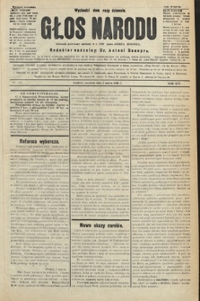 Głos Narodu : dziennik polityczny, założony w r. 1893 przez Józefa Rogosza (wydanie wieczorne). 1906, nr 116