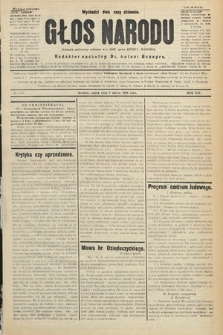 Głos Narodu : dziennik polityczny, założony w r. 1893 przez Józefa Rogosza (wydanie wieczorne). 1906, nr 118