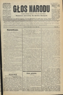Głos Narodu : dziennik polityczny, założony w r. 1893 przez Józefa Rogosza (wydanie poranne). 1906, nr 125