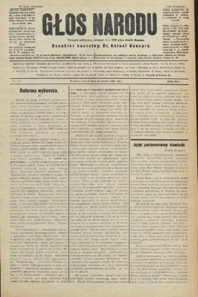 Głos Narodu : dziennik polityczny, założony w r. 1893 przez Józefa Rogosza (wydanie wieczorne). 1906, nr 137