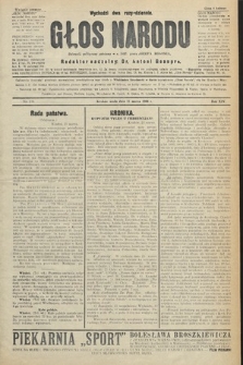 Głos Narodu : dziennik polityczny, założony w r. 1893 przez Józefa Rogosza (wydanie poranne). 1906, nr 138