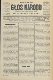 Głos Narodu : dziennik polityczny, założony w r. 1893 przez Józefa Rogosza (wydanie wieczorne). 1906, nr 139