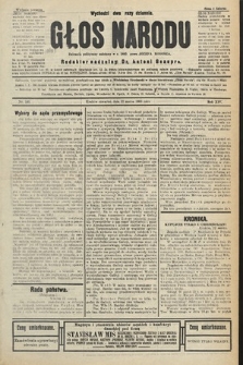 Głos Narodu : dziennik polityczny, założony w r. 1893 przez Józefa Rogosza (wydanie poranne). 1906, nr 140