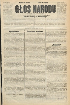 Głos Narodu : dziennik polityczny, założony w r. 1893 przez Józefa Rogosza (wydanie wieczorne). 1906, nr 151