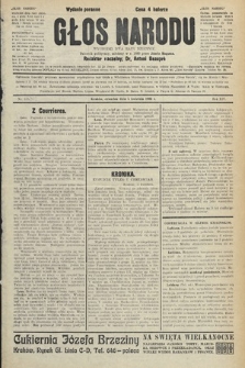 Głos Narodu : dziennik polityczny, założony w r. 1893 przez Józefa Rogosza (wydanie poranne). 1906, nr 165