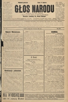 Głos Narodu : dziennik polityczny, założony w r. 1893 przez Józefa Rogosza (wydanie poranne). 1906, nr 170