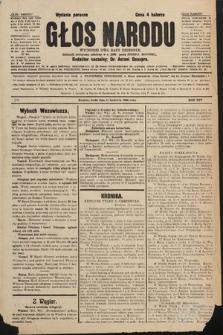 Głos Narodu : dziennik polityczny, założony w r. 1893 przez Józefa Rogosza (wydanie poranne). 1906, nr 176