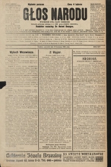 Głos Narodu : dziennik polityczny, założony w r. 1893 przez Józefa Rogosza (wydanie poranne). 1906, nr 178