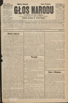 Głos Narodu : dziennik polityczny, założony w r. 1893 przez Józefa Rogosza (wydanie wieczorne). 1906, nr 202