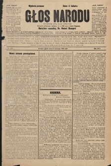 Głos Narodu : dziennik polityczny, założony w r. 1893 przez Józefa Rogosza (wydanie poranne). 1906, nr 203