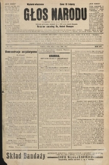Głos Narodu : dziennik polityczny, założony w r. 1893 przez Józefa Rogosza (wydanie wieczorne). 1906, nr 212