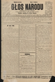 Głos Narodu : dziennik polityczny, założony w r. 1893 przez Józefa Rogosza (wydanie poranne). 1906, nr 219