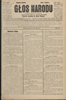 Głos Narodu : dziennik polityczny, założony w r. 1893 przez Józefa Rogosza (wydanie poranne). 1906, nr 226