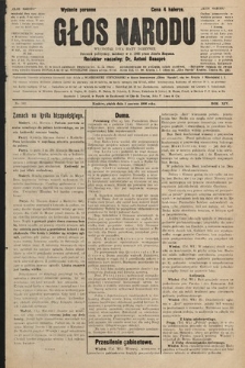 Głos Narodu : dziennik polityczny, założony w r. 1893 przez Józefa Rogosza (wydanie poranne). 1906, nr 262