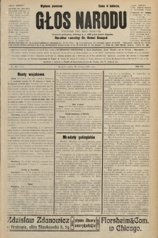 Głos Narodu : dziennik polityczny, założony w r. 1893 przez Józefa Rogosza (wydanie poranne). 1906, nr 298