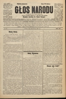 Głos Narodu : dziennik polityczny, założony w r. 1893 przez Józefa Rogosza (wydanie wieczorne). 1906, nr 354
