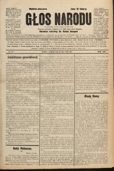 Głos Narodu : dziennik polityczny, założony w r. 1893 przez Józefa Rogosza (wydanie wieczorne). 1906, nr 356