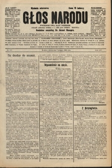Głos Narodu : dziennik polityczny, założony w r. 1893 przez Józefa Rogosza (wydanie wieczorne). 1906, nr 377