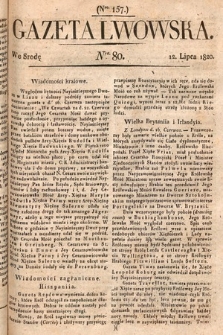Gazeta Lwowska. 1820, nr 80