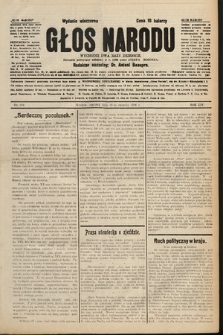 Głos Narodu : dziennik polityczny, założony w r. 1893 przez Józefa Rogosza (wydanie wieczorne). 1906, nr 392