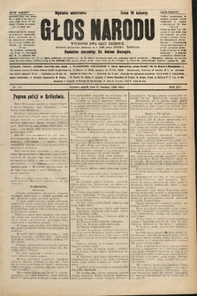 Głos Narodu : dziennik polityczny, założony w r. 1893 przez Józefa Rogosza (wydanie wieczorne). 1906, nr 394