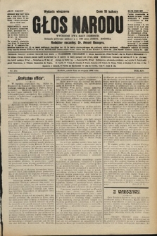 Głos Narodu : dziennik polityczny, założony w r. 1893 przez Józefa Rogosza (wydanie wieczorne). 1906, nr 396