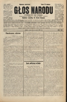 Głos Narodu : dziennik polityczny, założony w r. 1893 przez Józefa Rogosza (wydanie wieczorne). 1906, nr 401