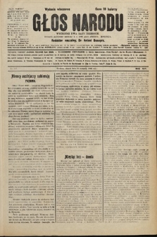 Głos Narodu : dziennik polityczny, założony w r. 1893 przez Józefa Rogosza (wydanie wieczorne). 1906, nr 407