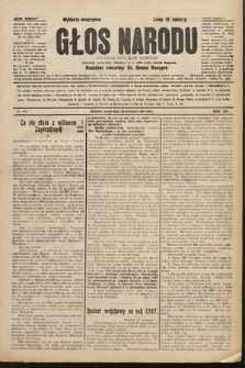 Głos Narodu : dziennik polityczny, założony w r. 1893 przez Józefa Rogosza (wydanie wieczorne). 1906, nr 416