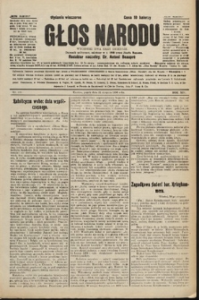 Głos Narodu : dziennik polityczny, założony w r. 1893 przez Józefa Rogosza (wydanie wieczorne). 1906, nr 420
