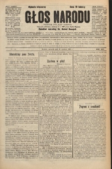 Głos Narodu : dziennik polityczny, założony w r. 1893 przez Józefa Rogosza (wydanie wieczorne). 1906, nr 439