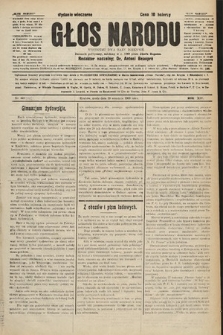 Głos Narodu : dziennik polityczny, założony w r. 1893 przez Józefa Rogosza (wydanie wieczorne). 1906, nr 444