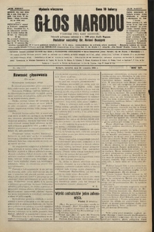 Głos Narodu : dziennik polityczny, założony w r. 1893 przez Józefa Rogosza (wydanie wieczorne). 1906, nr 445