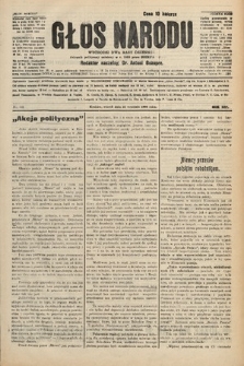 Głos Narodu : dziennik polityczny, założony w r. 1893 przez Józefa Rogosza. 1906, nr 448