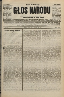 Głos Narodu : dziennik polityczny, założony w r. 1893 przez Józefa Rogosza. 1906, nr 485