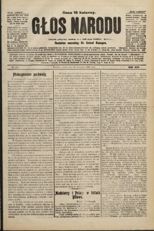 Głos Narodu : dziennik polityczny, założony w r. 1893 przez Józefa Rogosza. 1906, nr 491