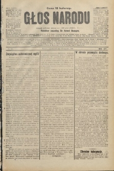 Głos Narodu : dziennik polityczny, założony w r. 1893 przez Józefa Rogosza. 1906, nr 493
