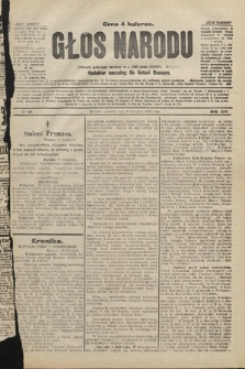 Głos Narodu : dziennik polityczny, założony w r. 1893 przez Józefa Rogosza. 1906, nr 498