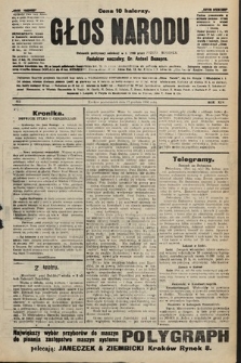Głos Narodu : dziennik polityczny, założony w r. 1893 przez Józefa Rogosza. 1906, nr 612 [518]