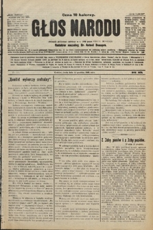 Głos Narodu : dziennik polityczny, założony w r. 1893 przez Józefa Rogosza. 1906, nr 615 [521]