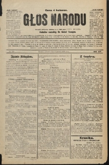 Głos Narodu : dziennik polityczny, założony w r. 1893 przez Józefa Rogosza. 1906, nr 620 [527]