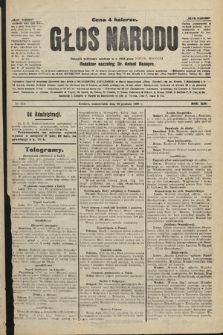 Głos Narodu : dziennik polityczny, założony w r. 1893 przez Józefa Rogosza. 1906, nr 624 [529]