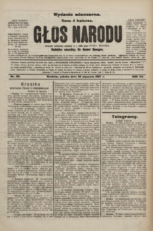 Głos Narodu : dziennik polityczny, założony w r. 1893 przez Józefa Rogosza (wydanie wieczorne). 1907, nr 39